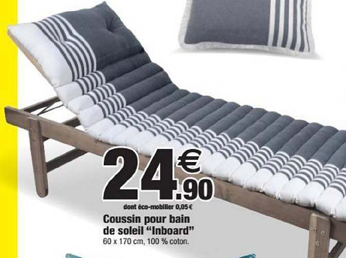 Coussin Pour Bain De Soleil Inboard
