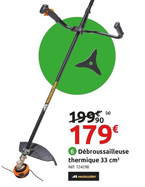 débroussailleuse thermique 33 cm3