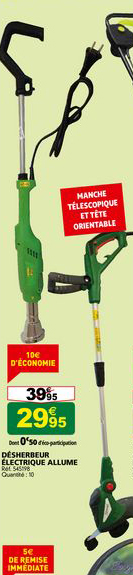 désherbeur électrique allume