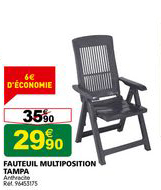 fauteuil multiposition tampa
