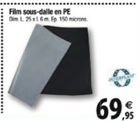 film sous dalle en pe