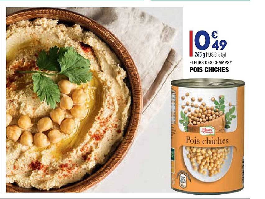 fleurs des champs pois chiches