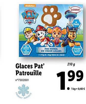 glaces pat' patrouille