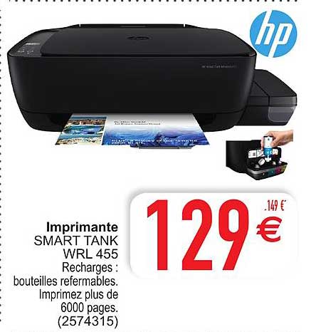 imprimante smart tank wrl 455