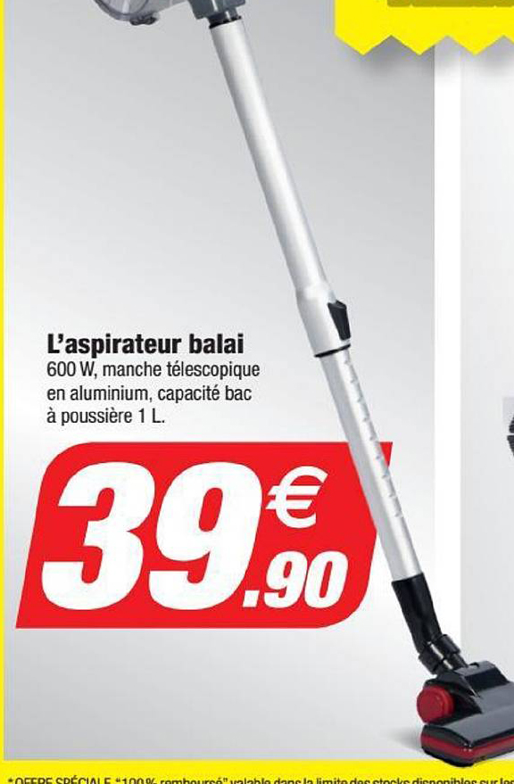 l'aspirateur balai