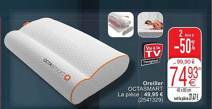 oreiller octasmart