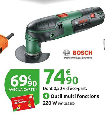 outil multi fonctions 220 w bosch