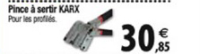 pince à sertir karx