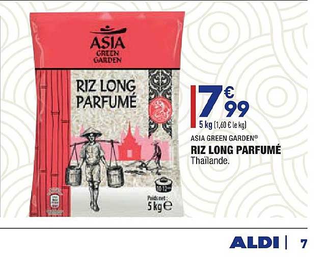 riz long parfumé asia green garden