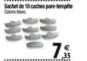 sachet de 10 caches pare tempête