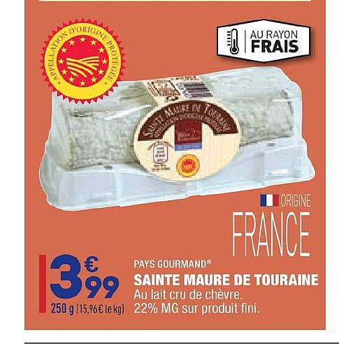 sainte maure de touraine pays gourmand