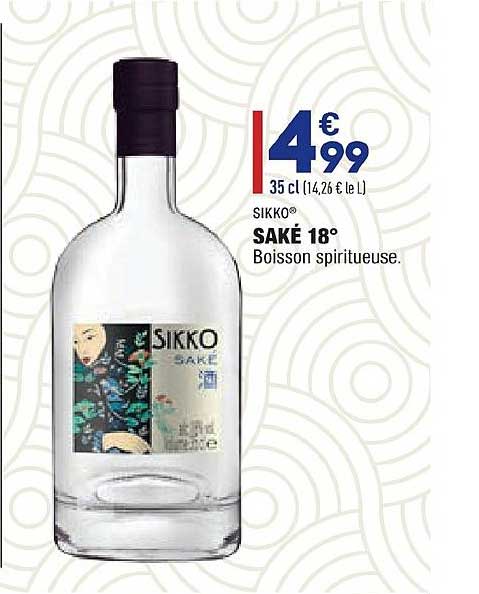 Saké 18° Sikko