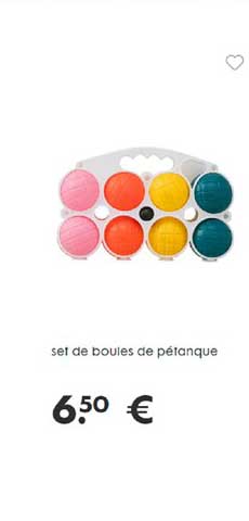 set de boules de pétanque