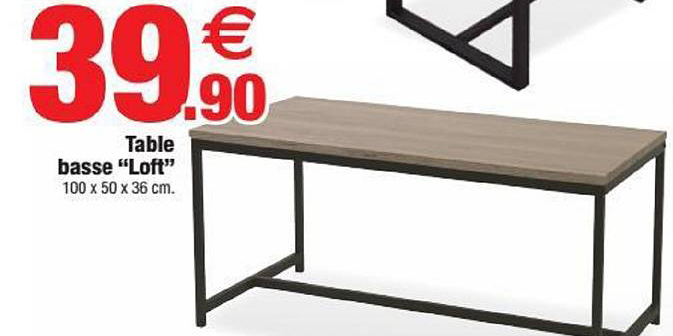 Table Basse Loft