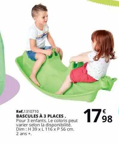 Bascules à 3 Places