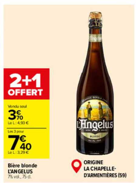 Bière Blonde L'angelus