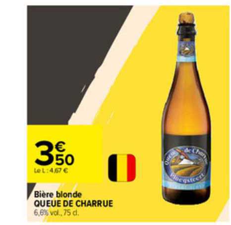 bière blonde queue de charrue