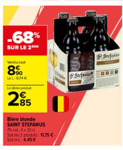 bière blonde saint stefanus