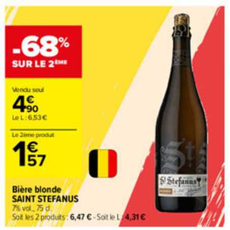 bière blonde saint stefanus