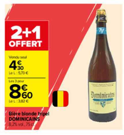 bière blonde tripel dominicains