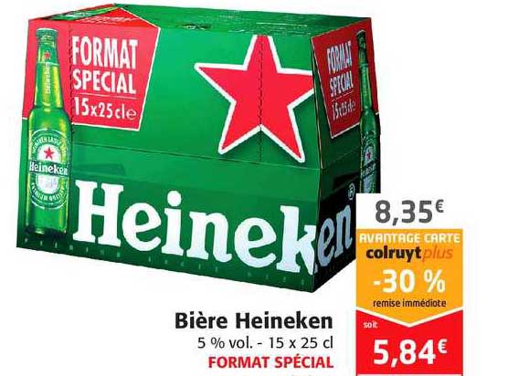 bière heineken format spécial