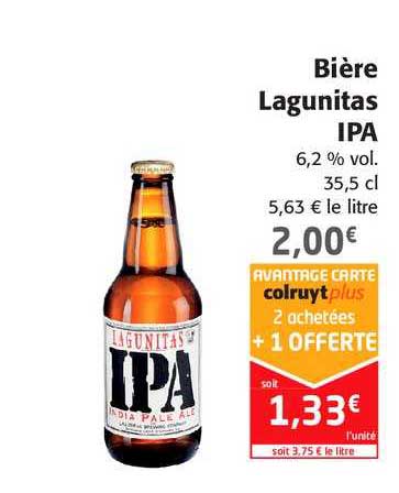 bière lagunitas ipa