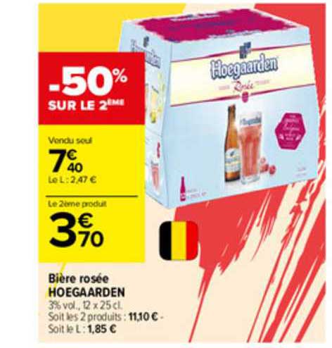 bière rosée hoegaarden