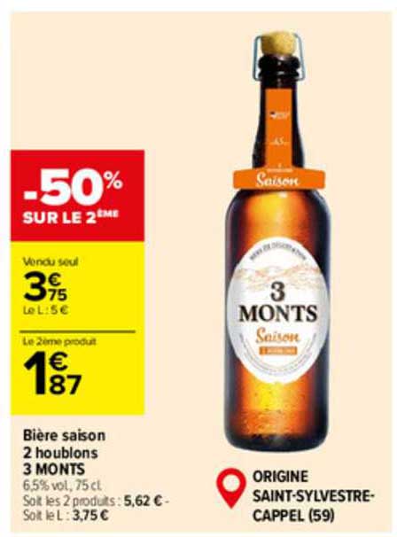 bière saison 2 houblons 3 monts,bière saison 2 houblons 3 monts