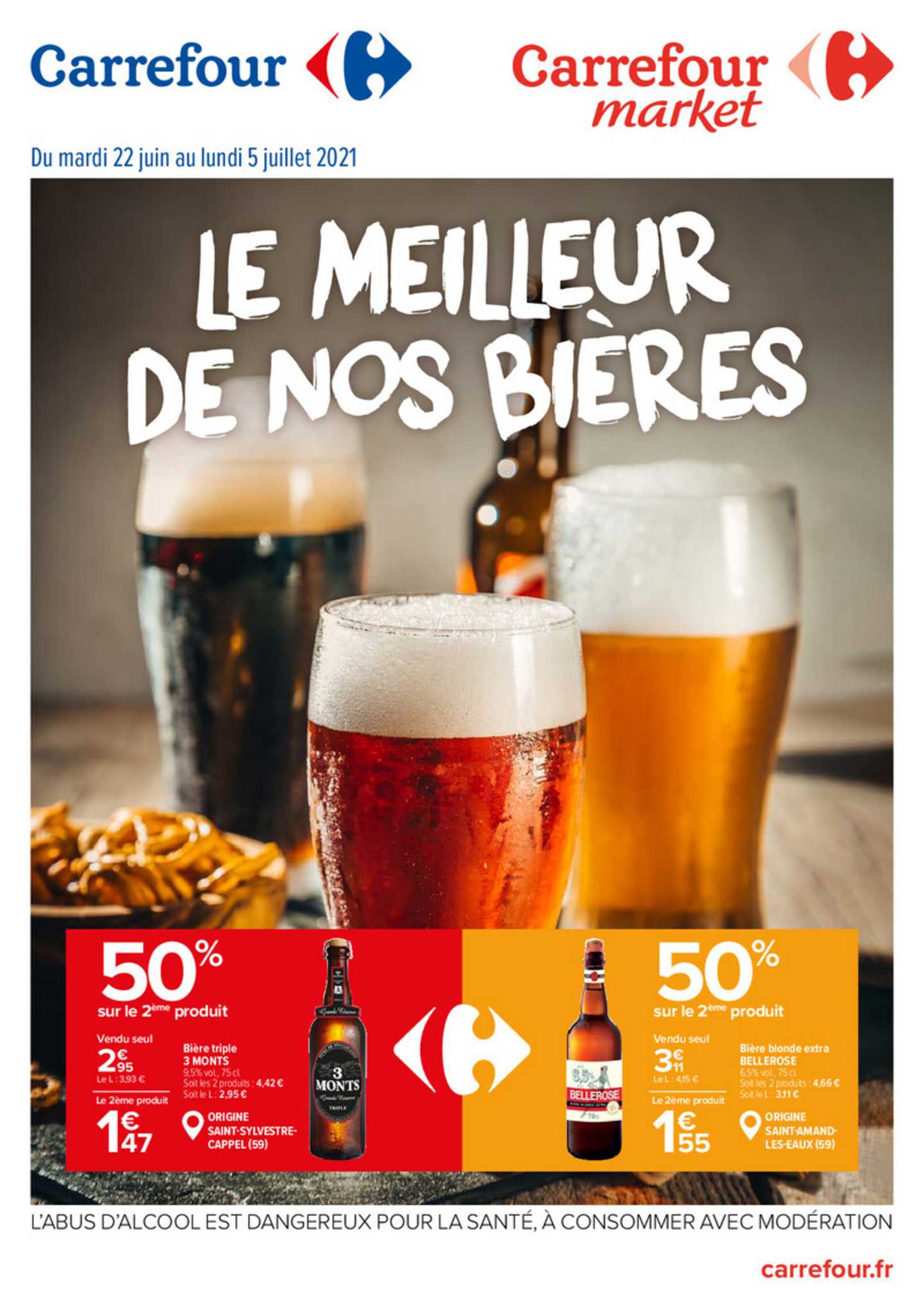 Bière Triple 3 Monts, Bière Blonde Extra Bellerose