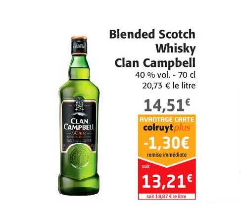 blended scotch whisky clan campbell