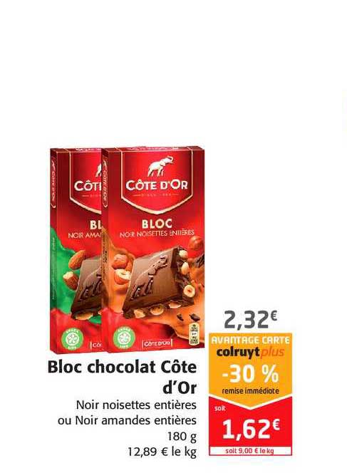 Bloc Chocolat Côte D'or