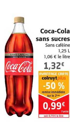 Coca-cola Sans Sucres Sans Caféine