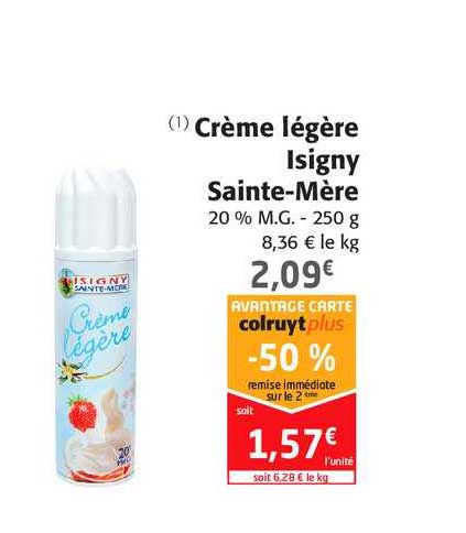 Crème Légère Isigny Sainte-mère