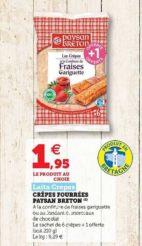 Crêpes Fourrées Paysan Breton