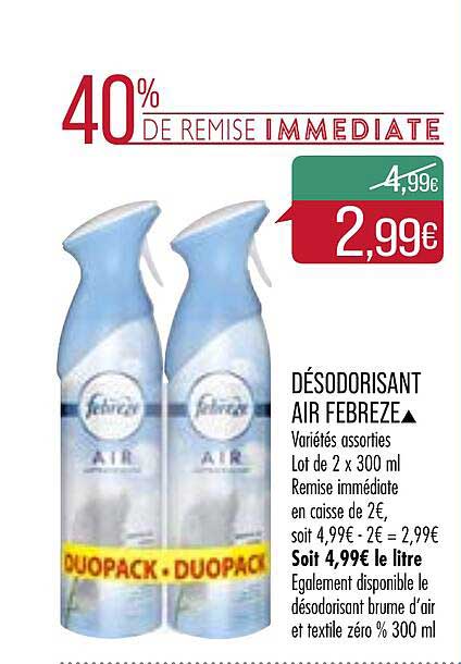 Désodorisant Air Febreze