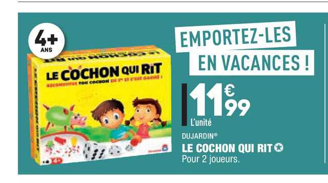 dujardin le cochon qui rit