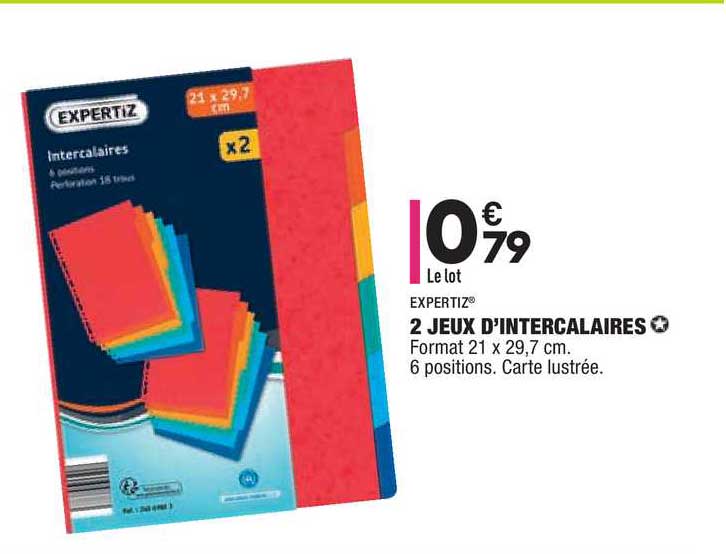 Expertiz 2 Jeux D'intercalaires