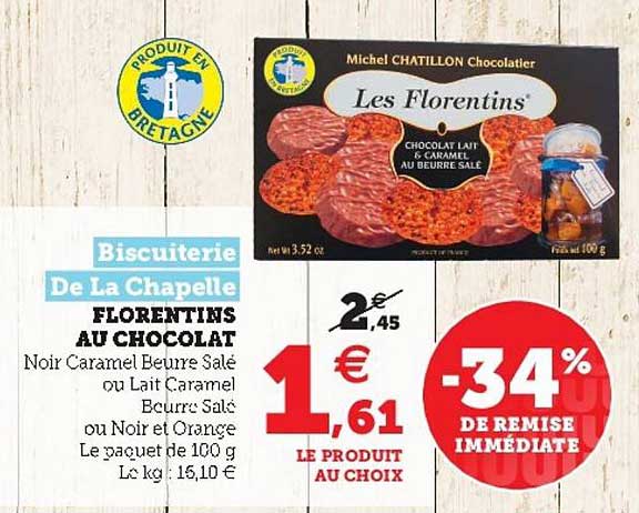 florentins au chocolat