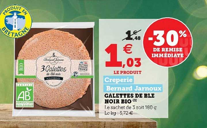 galettes de blé noir bio crêperie bernard jarnoux