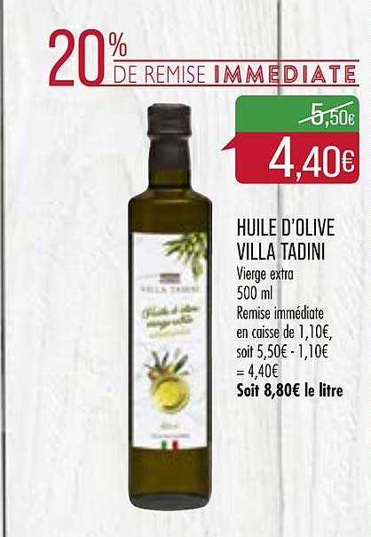 huile d'olive villa tadini