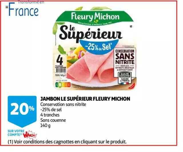 jambon le supérieur fleury michon