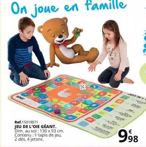 jeu de l'oie géant