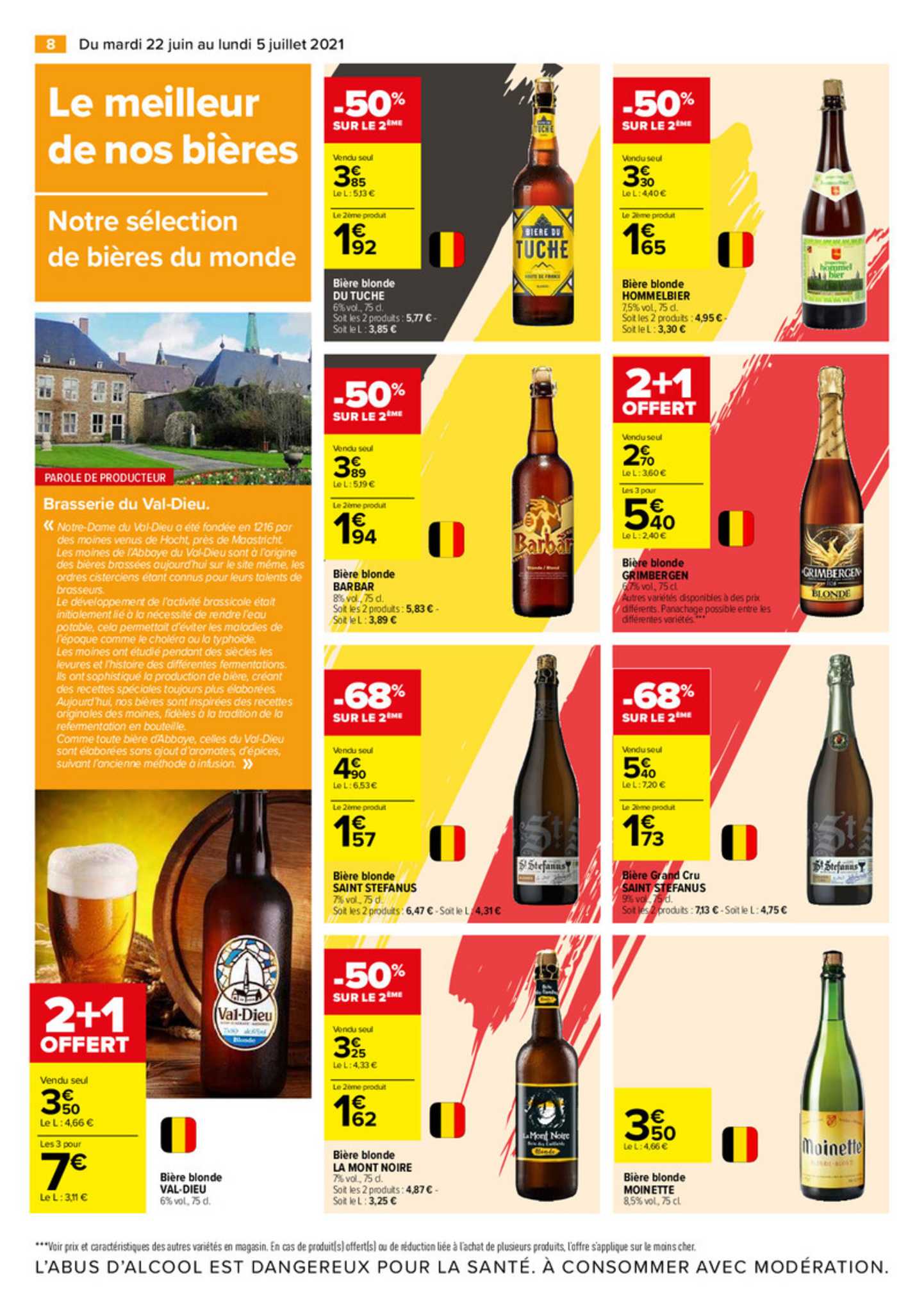 le meilleur de nos bières