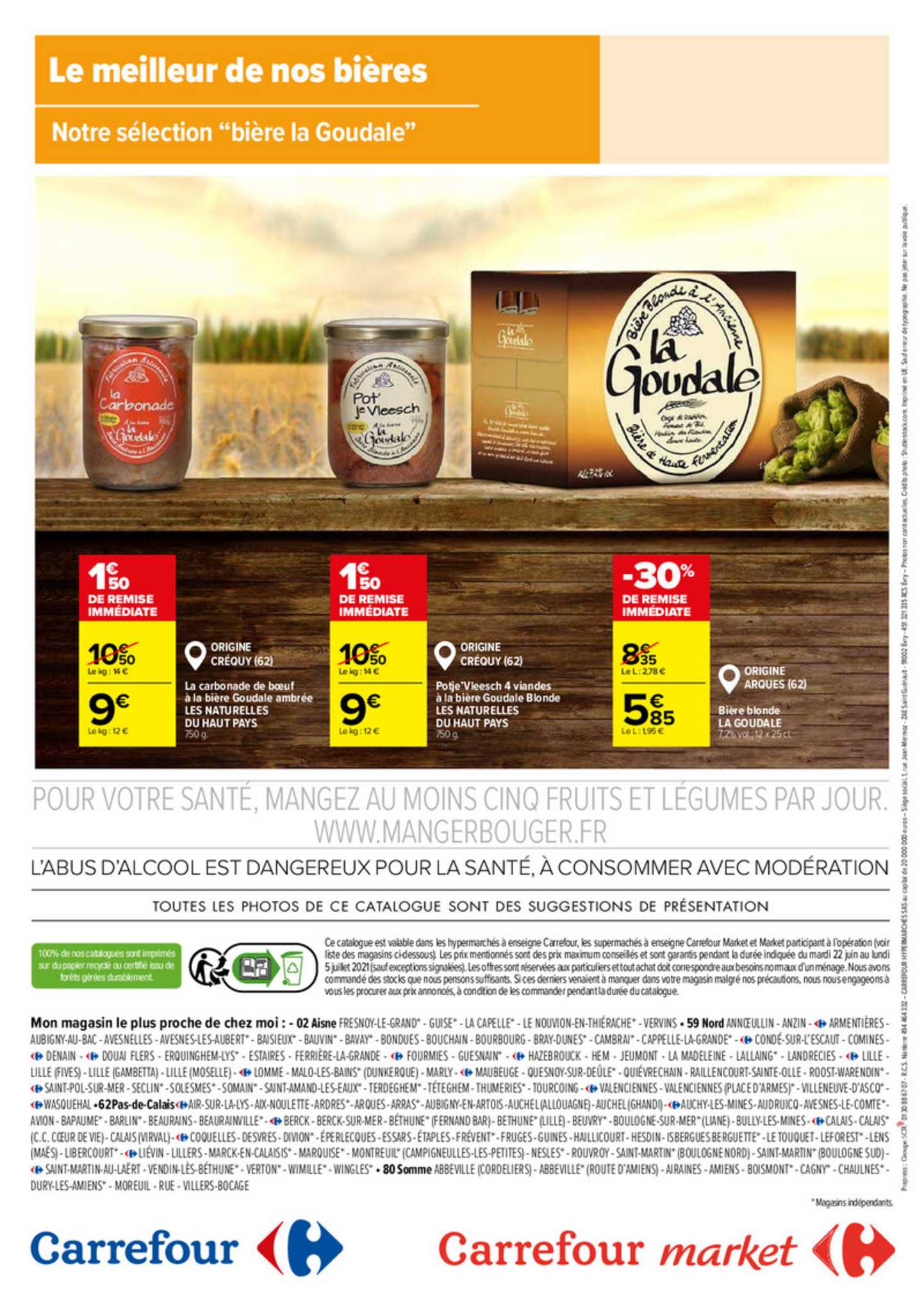 le meilleur de nos bières