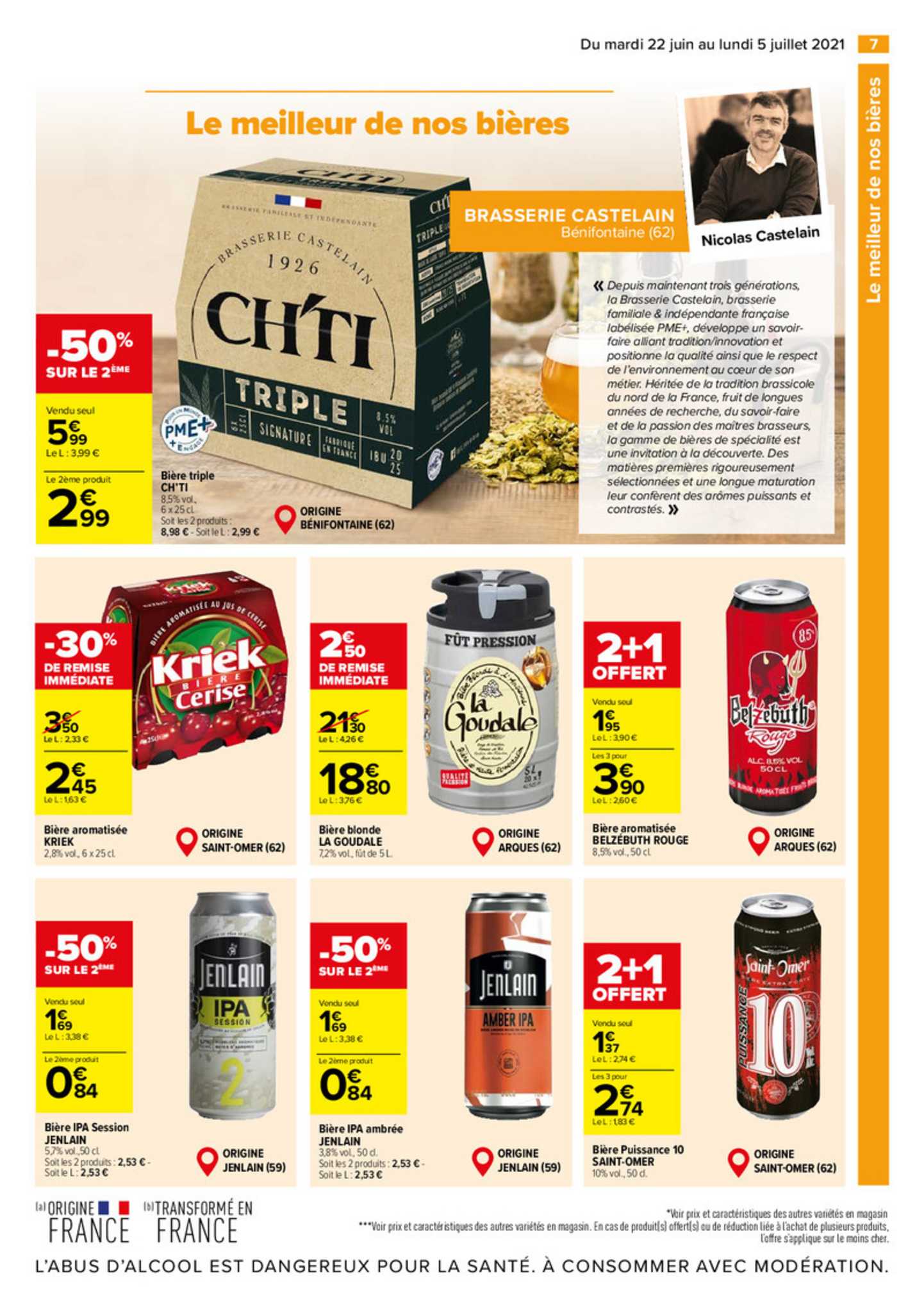 le meilleur de nos bières