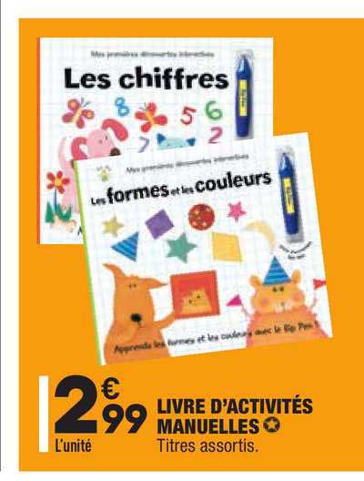 livre d'activités manuelles