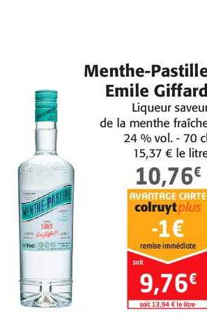 menthe-pastille emile giffard