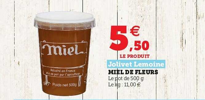 Miel De Fleurs Jolivet Lemoine