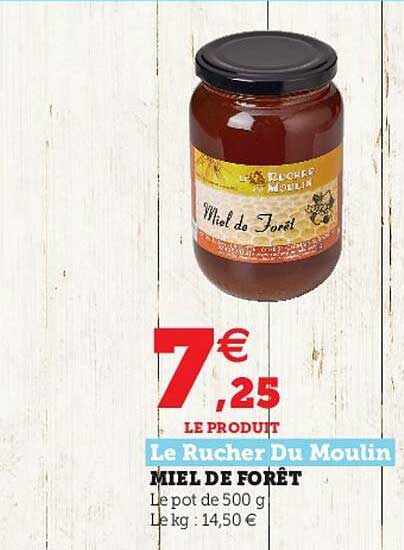 miel de forêt le rucher du moulin