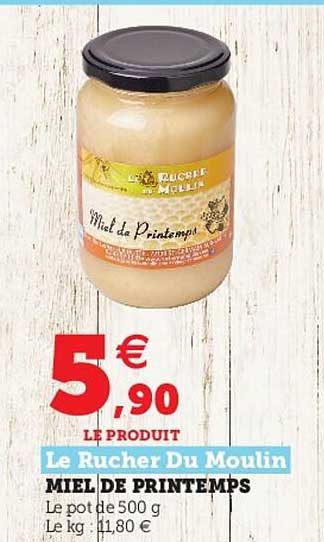 miel de printemps le rucher du moulin